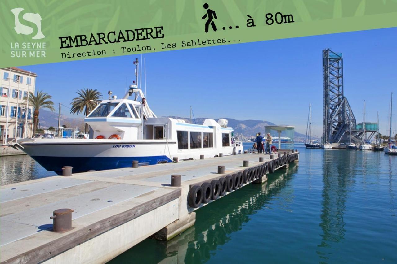 Le Cabanon H24,Atypique,Cosy,Port,Plage,Wifi,Netflix La Seyne-sur-Mer Bagian luar foto