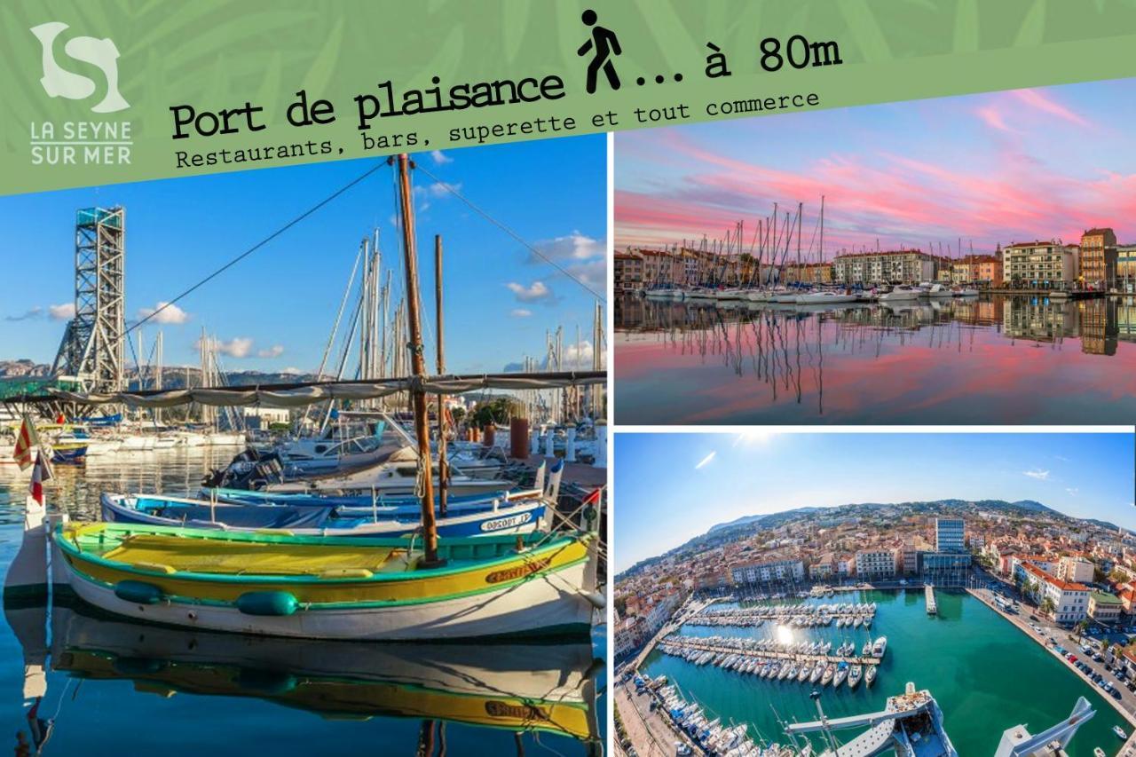 Le Cabanon H24,Atypique,Cosy,Port,Plage,Wifi,Netflix La Seyne-sur-Mer Bagian luar foto