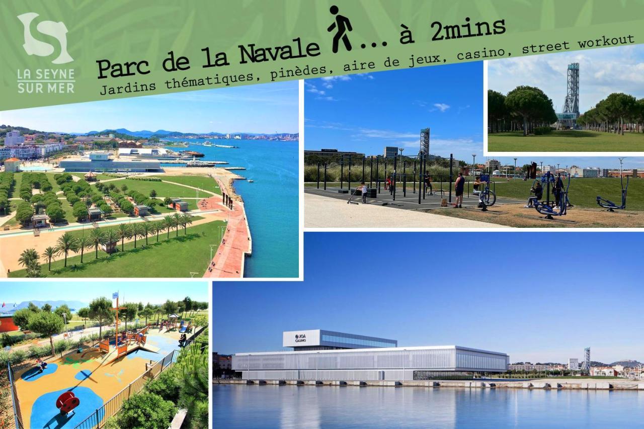 Le Cabanon H24,Atypique,Cosy,Port,Plage,Wifi,Netflix La Seyne-sur-Mer Bagian luar foto